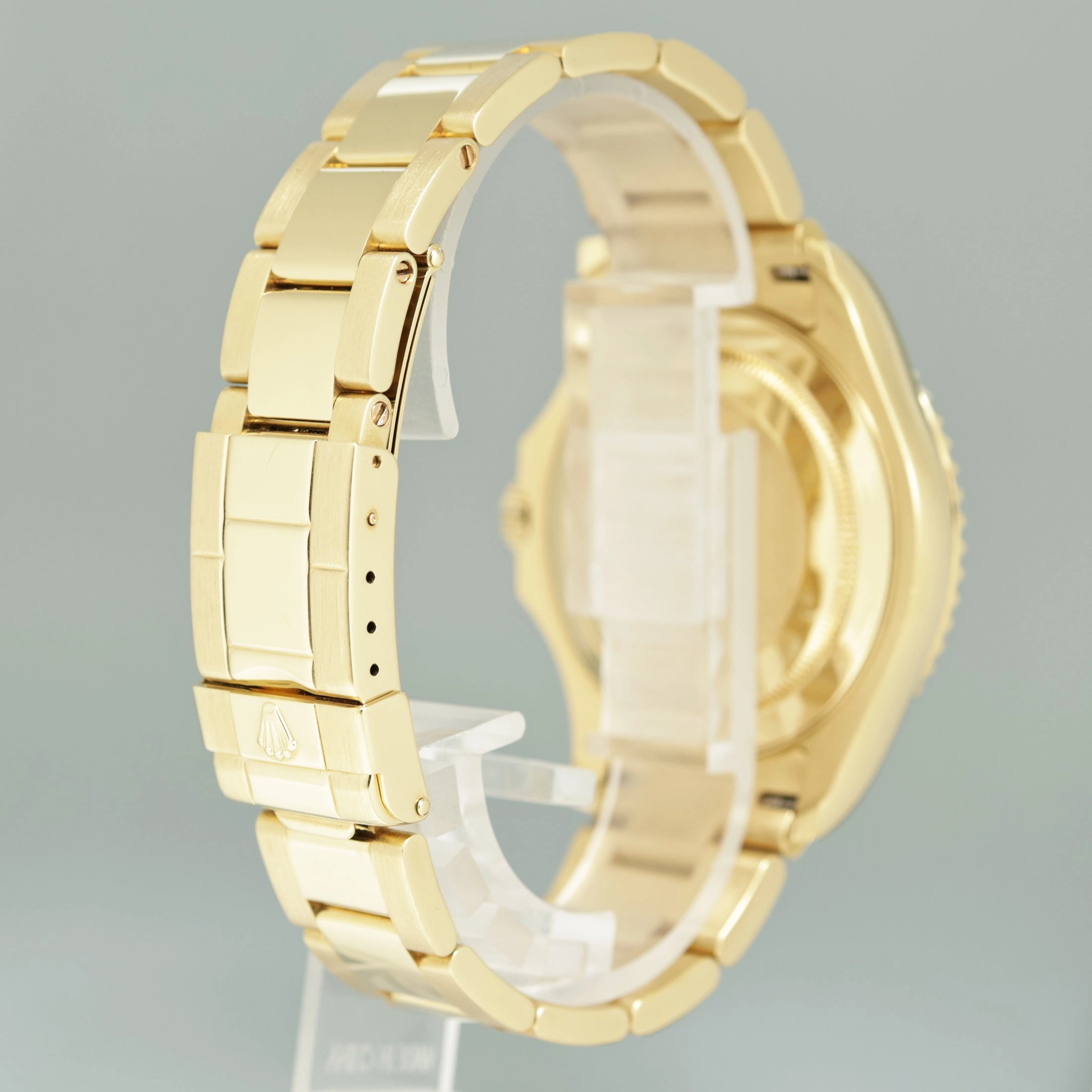 2006 MINT PAPERS Rolex Yacht-Master Yellow Gold 16628 White Sapphire Watch Box
