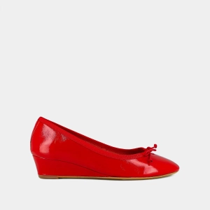 225-e Airelle Vernis Pliss Rouge