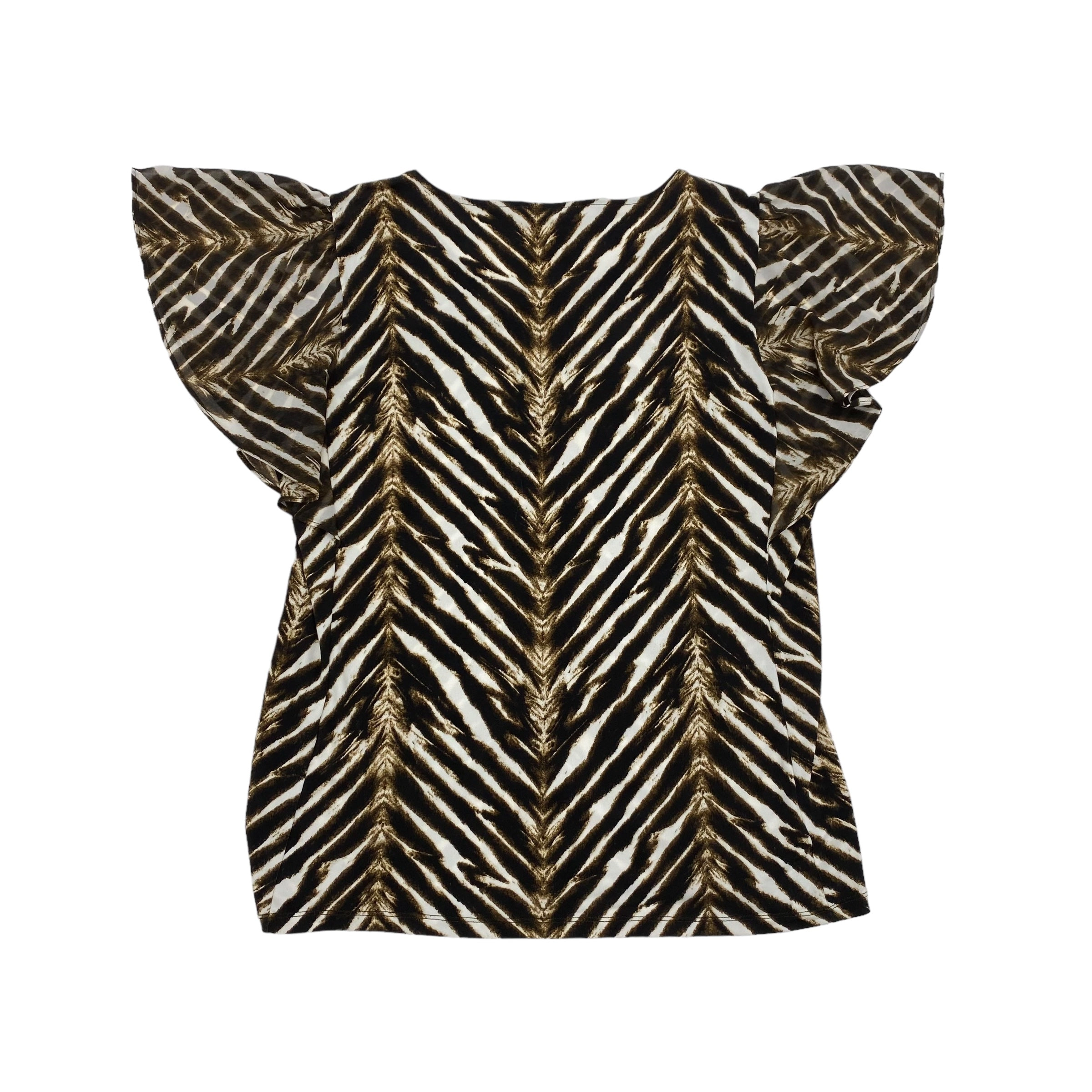 ANIMAL PRINT TOP SS by CALVIN KLEIN Size:M