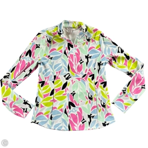 Athletic Top Long Sleeve Collar By Tommy Bahama In Multi-colored, Size: L