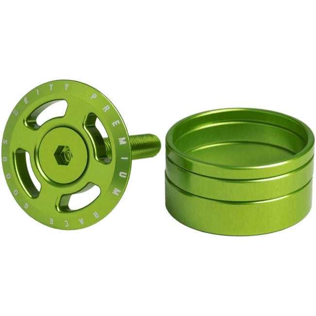 Deity Crosshair Topcap and headset spacers 1-1/8''