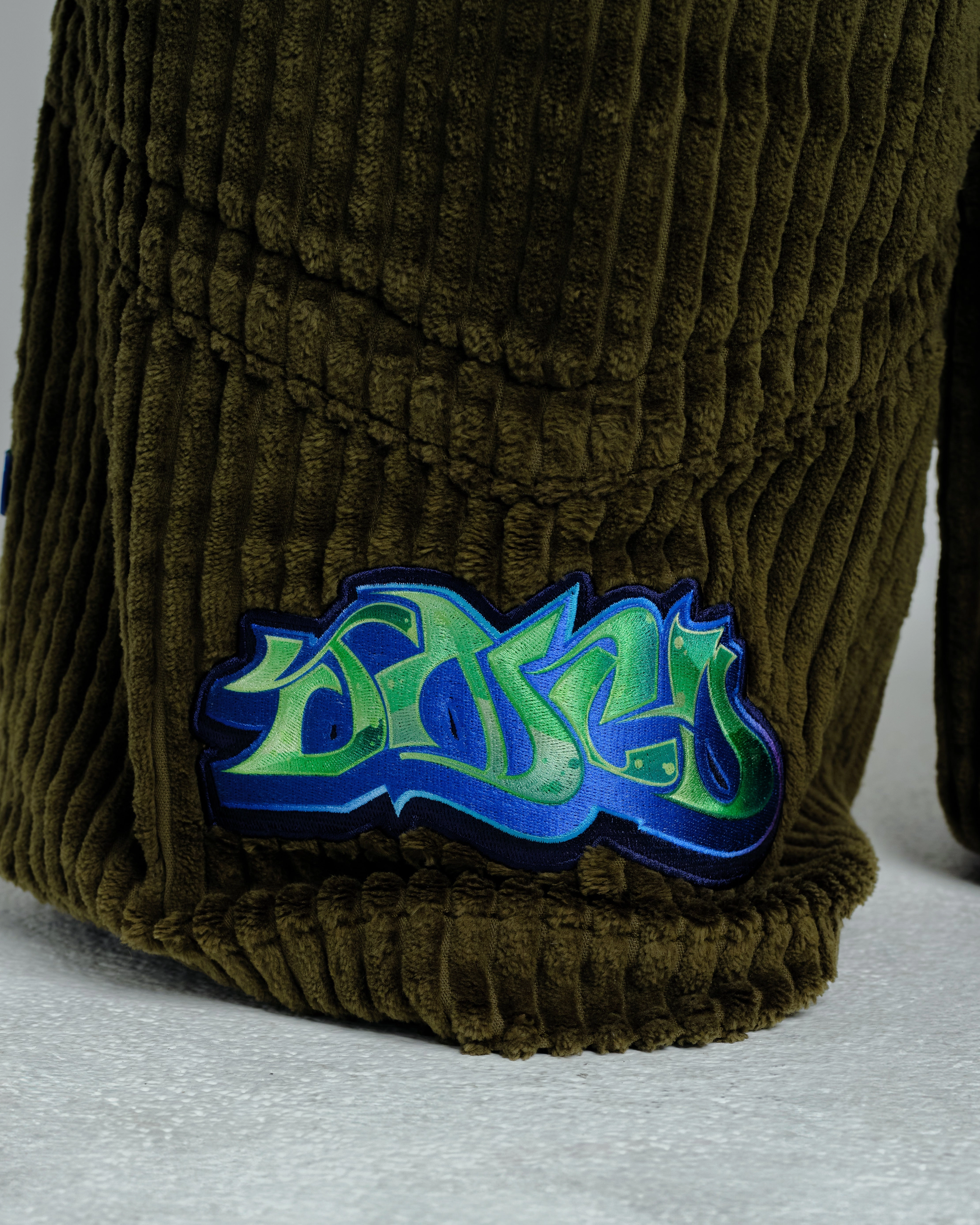 Hangin'. 34. 2 Wale Corduroy. Moss.