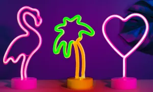 Hearth & Haven Decorative Fluorescent Light Neon Signs Home Decor