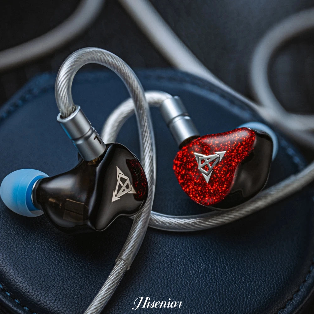 Hisenior Mega5Est Bass  1DD 2BA 2EST Tribrid Drivers IEM