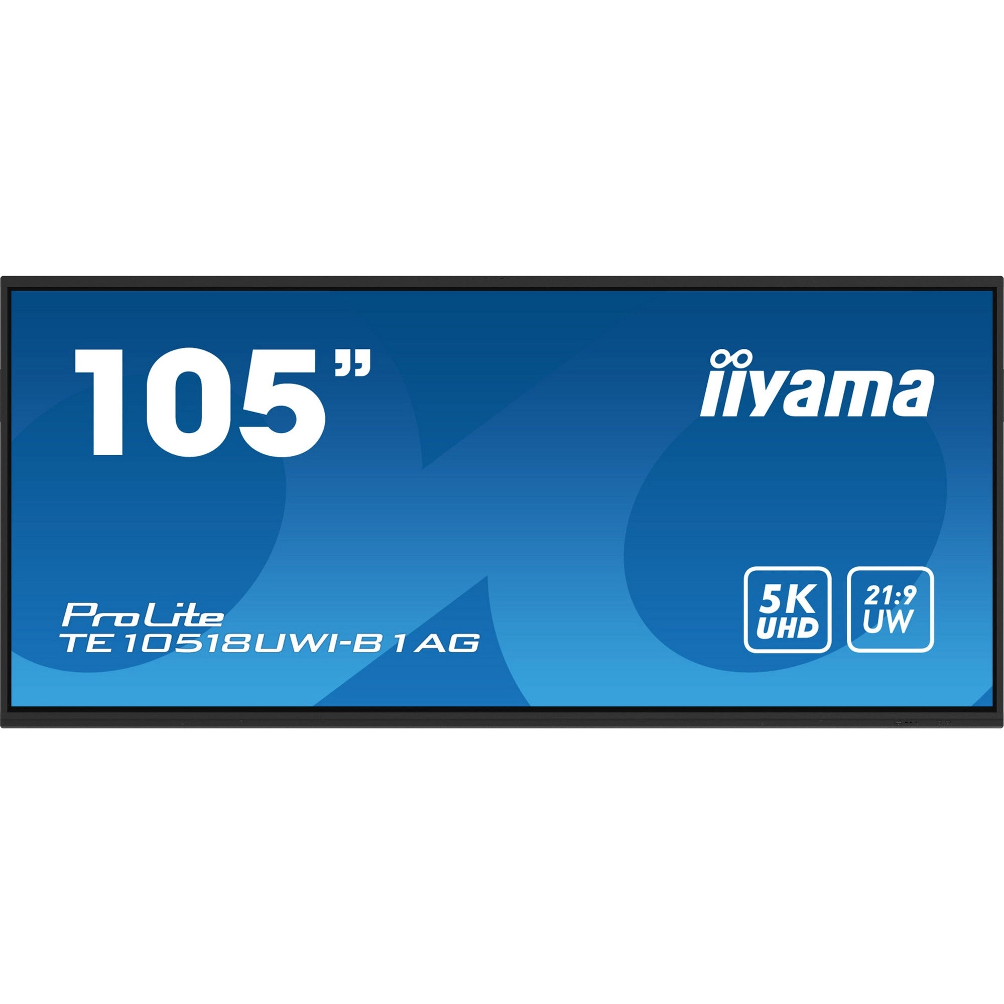 Iiyama ProLite TE10518UWI-B1AG 105" PureTouch-IR  Touch Screen 4K 24/7 Large Format Display with Android, Wifi & USB-C