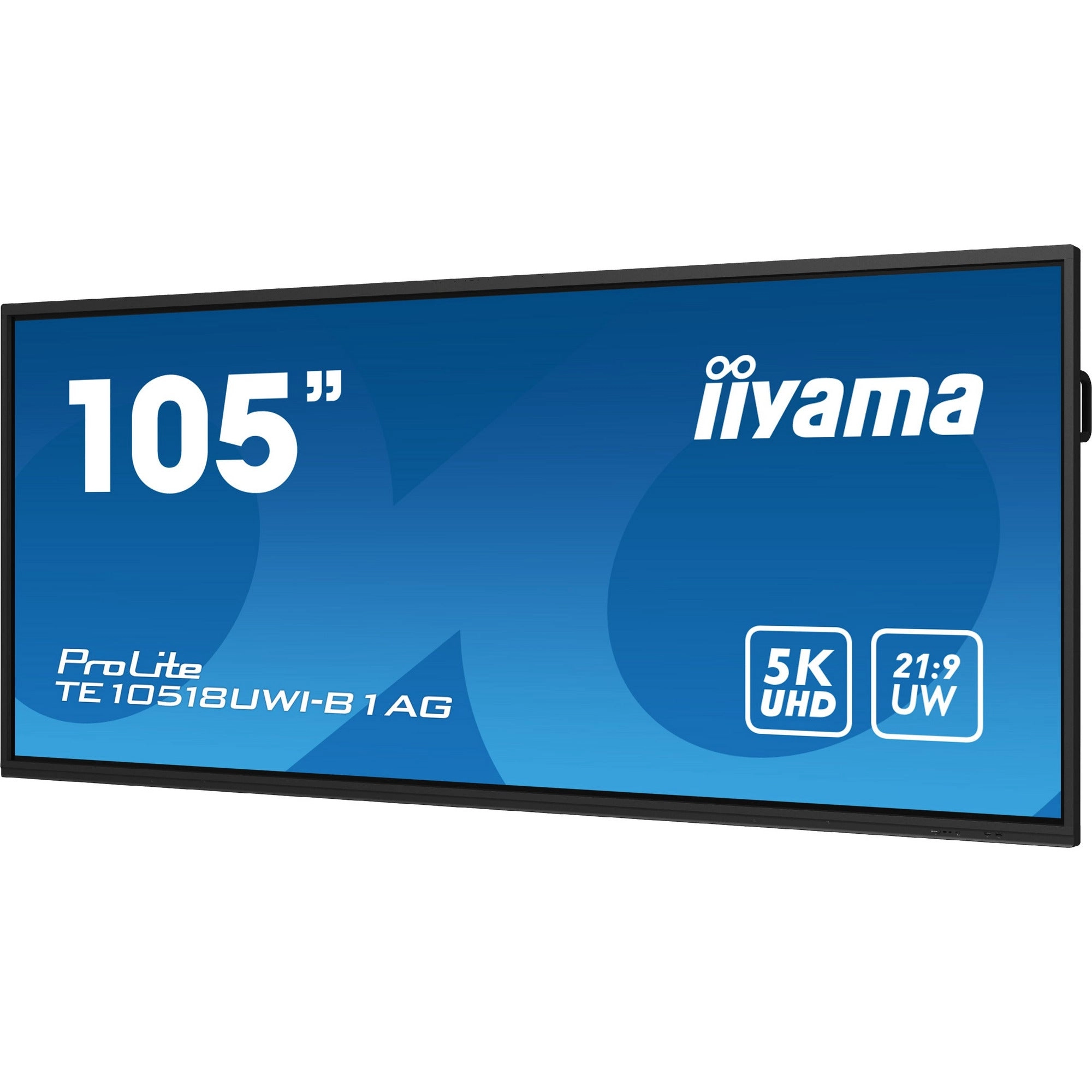 Iiyama ProLite TE10518UWI-B1AG 105" PureTouch-IR  Touch Screen 4K 24/7 Large Format Display with Android, Wifi & USB-C