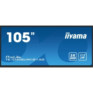 Iiyama ProLite TE10518UWI-B1AG 105" PureTouch-IR  Touch Screen 4K 24/7 Large Format Display with Android, Wifi & USB-C