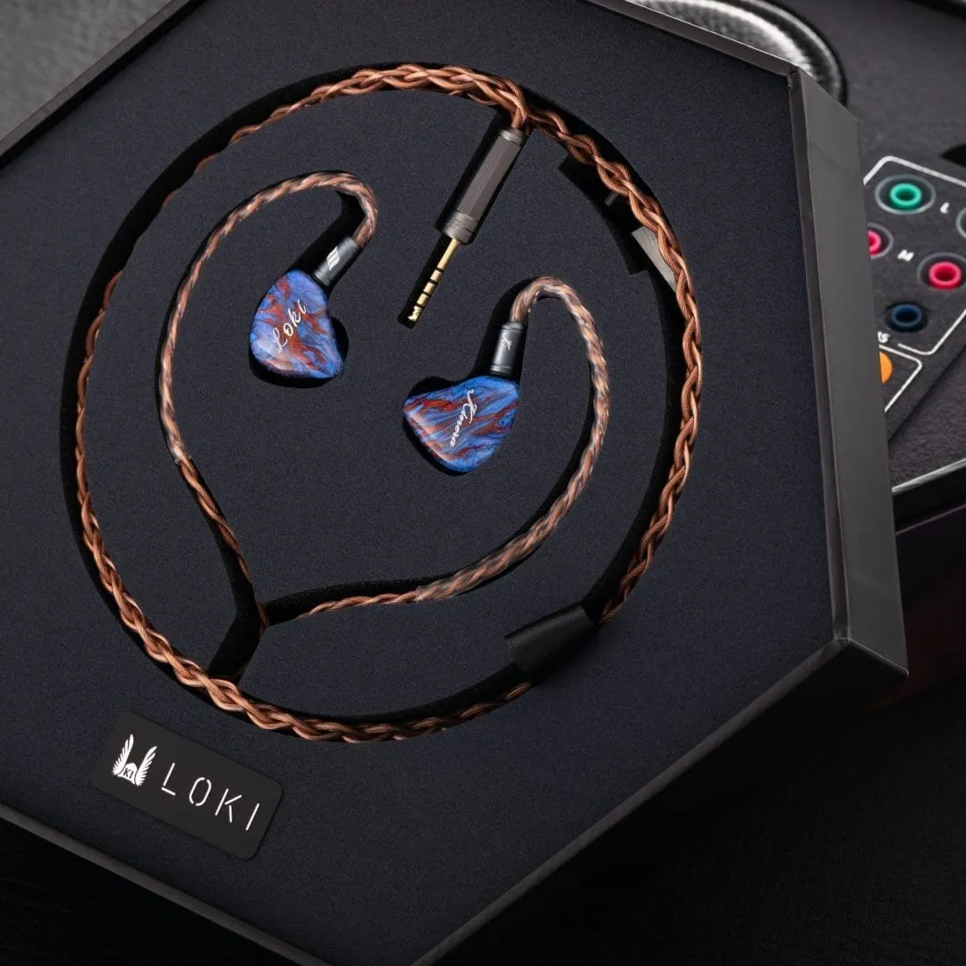 Kinera Imperial Loki 1DD 6BA 4EST 1 Bone Conduction Driver IEMs