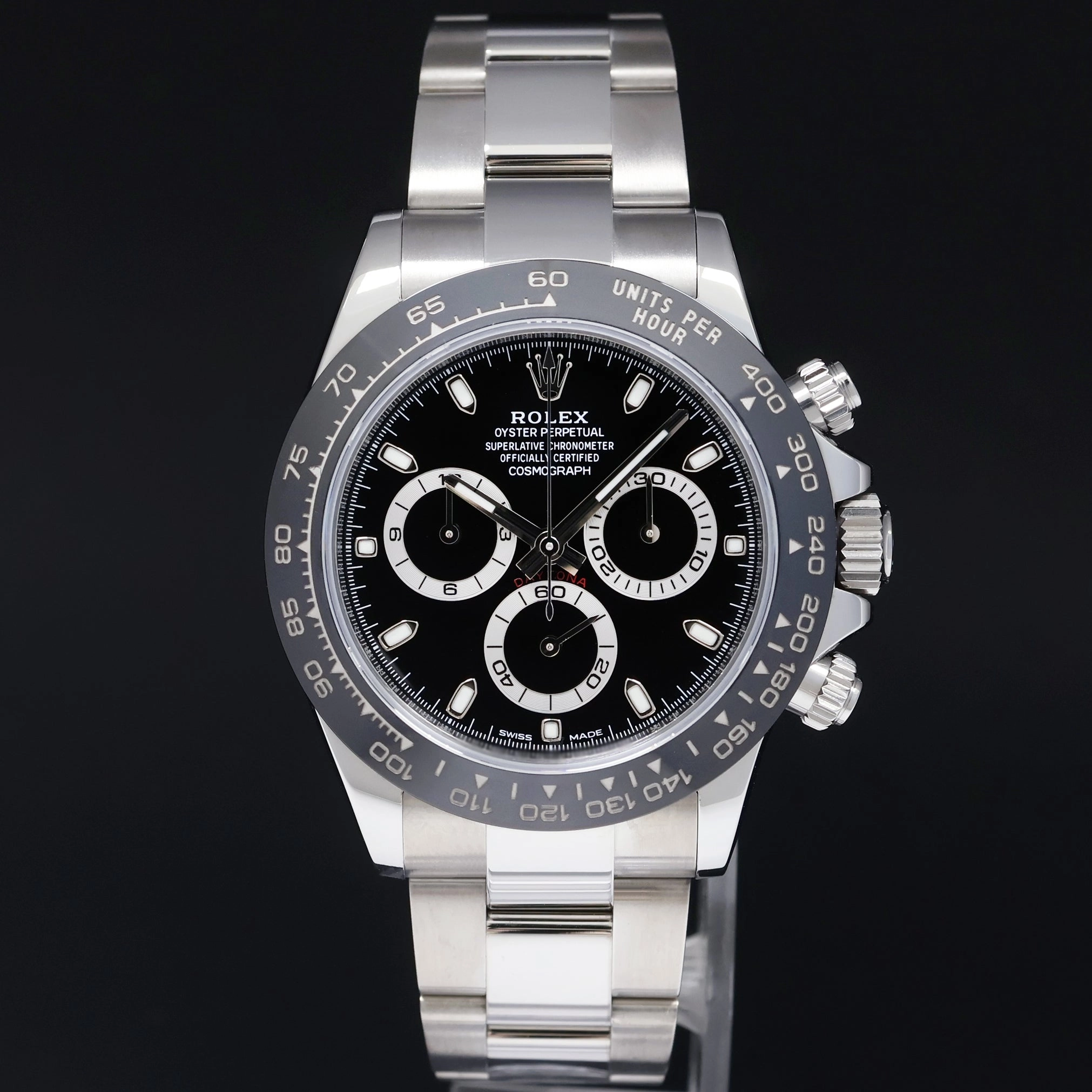 MINT PAPERS Rolex Daytona 116500LN Black Ceramic Steel 40mm Watch Box