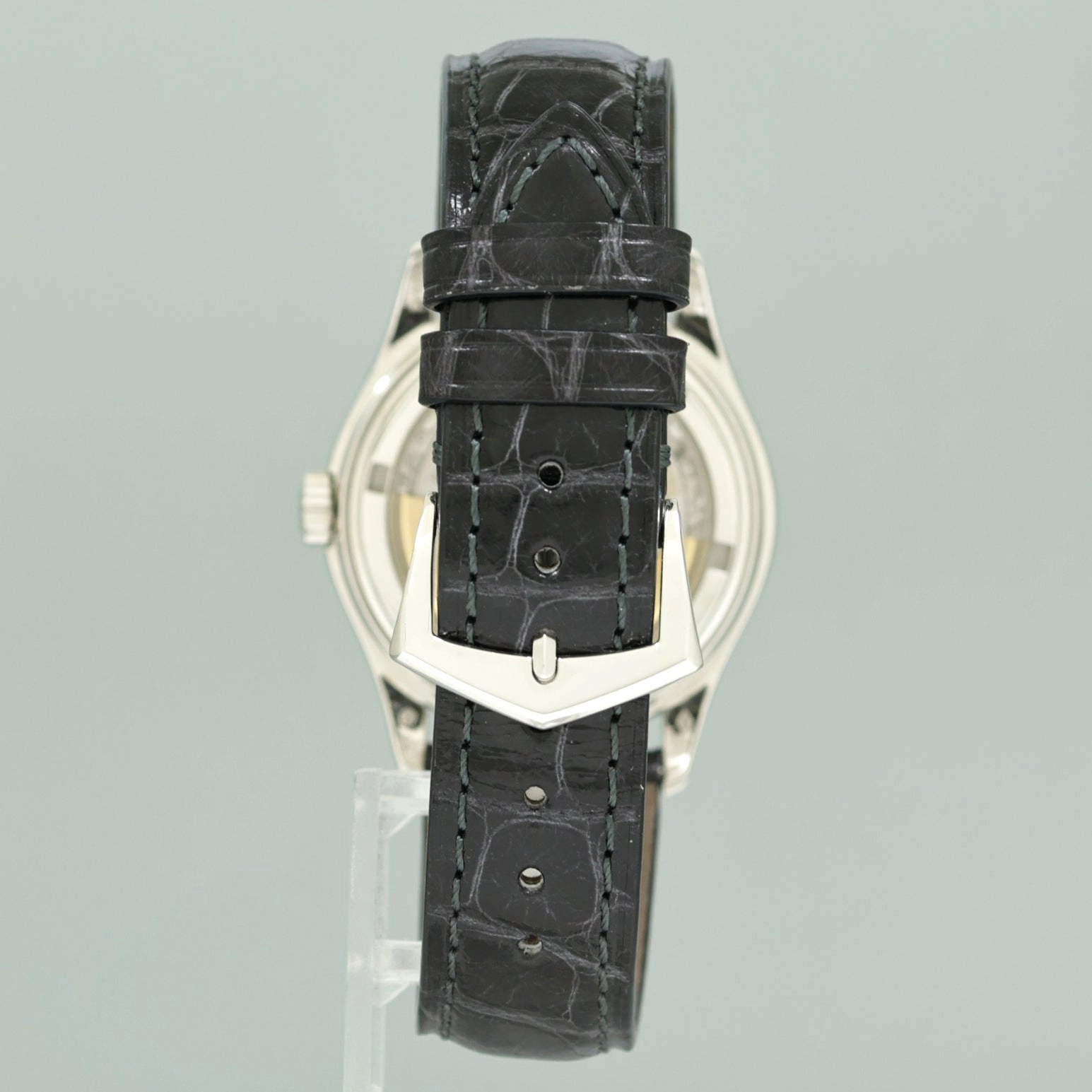 MINT Patek Philippe Platinum Annual Calendar Moonphase 5056P Grey Roman Watch Box