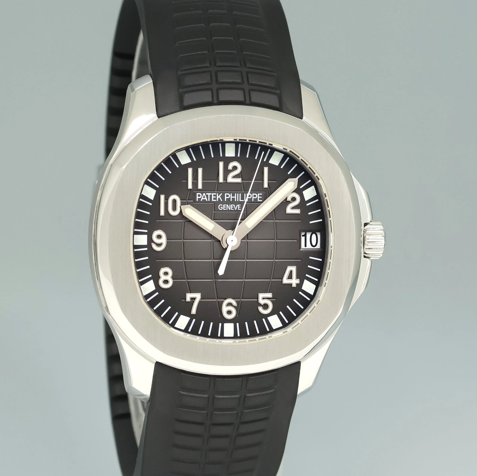 MINT Patek Philippe Steel Aquanaut Black Rubber JUMBO 5165a 38mm Watch Box