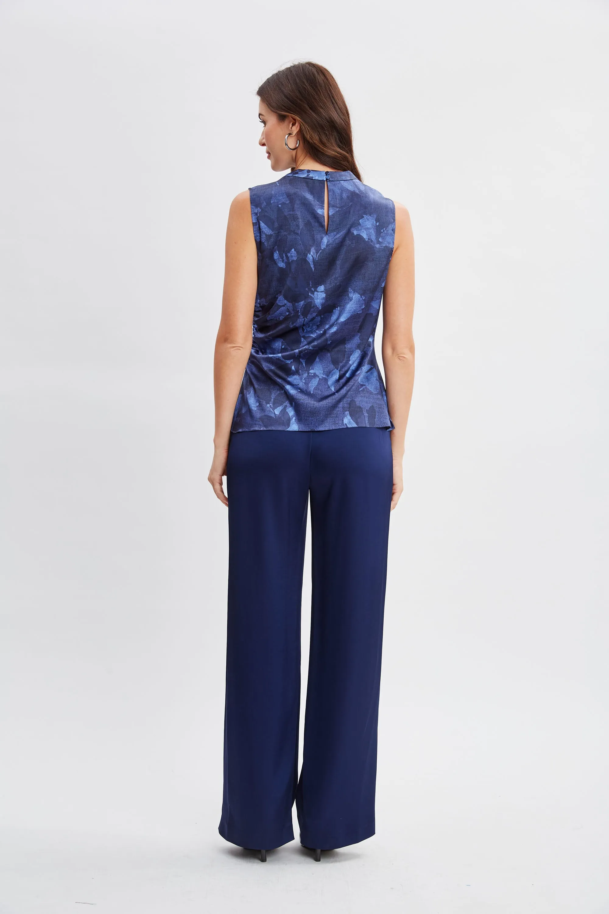 Night Shadow Silk Top