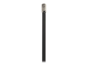 Panduit StrongHold - Cable locking tie - fully coated, heavy duty - indoor, outdoor - 2.2 ft - black (pack of 50) IMLTFC203H-L6L