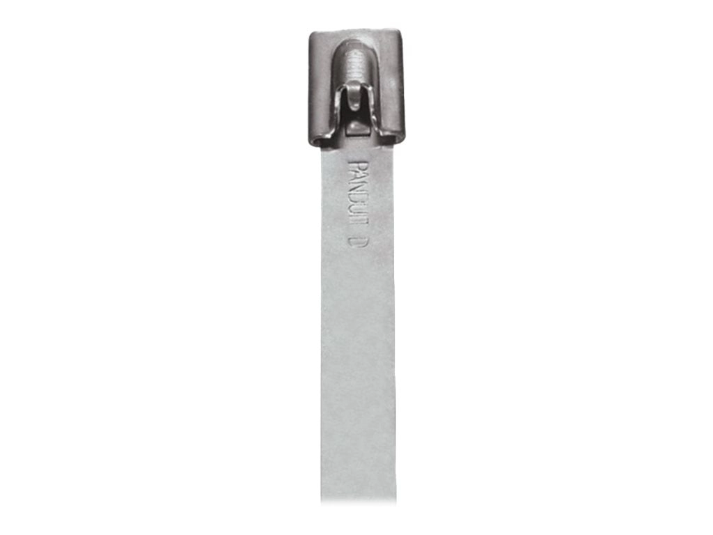 Panduit StrongHold - Cable locking tie - heavy duty - indoor, outdoor - 1.7 ft - metallic (pack of 50) IMLT152H-L6L
