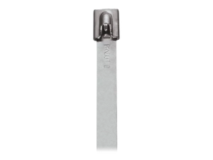 Panduit StrongHold - Cable locking tie - heavy duty - indoor, outdoor - 1.7 ft - metallic (pack of 50) IMLT152H-L