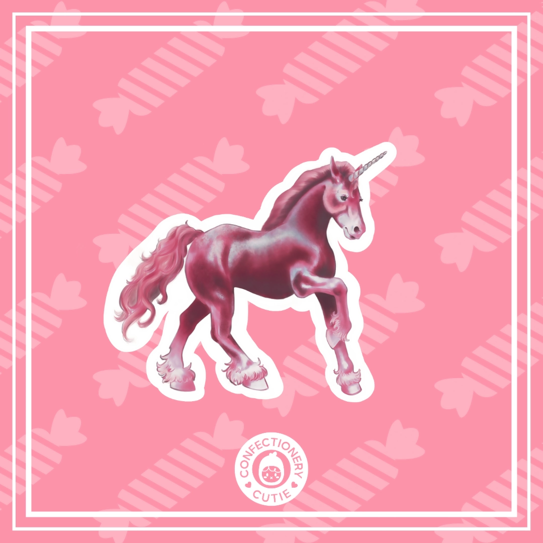 Pink Unicorn Sticker