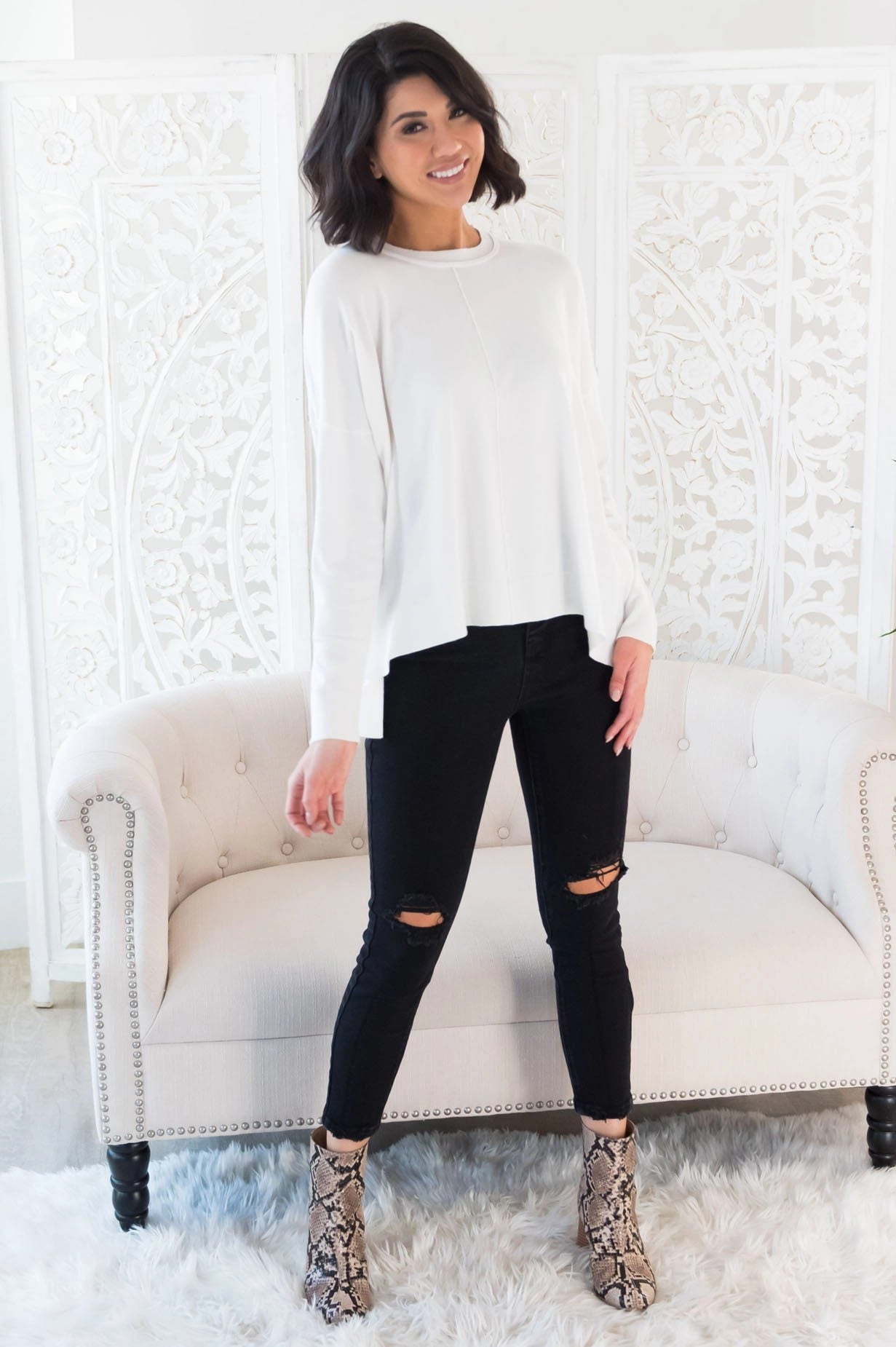 Pleasant Night Modest Sweater