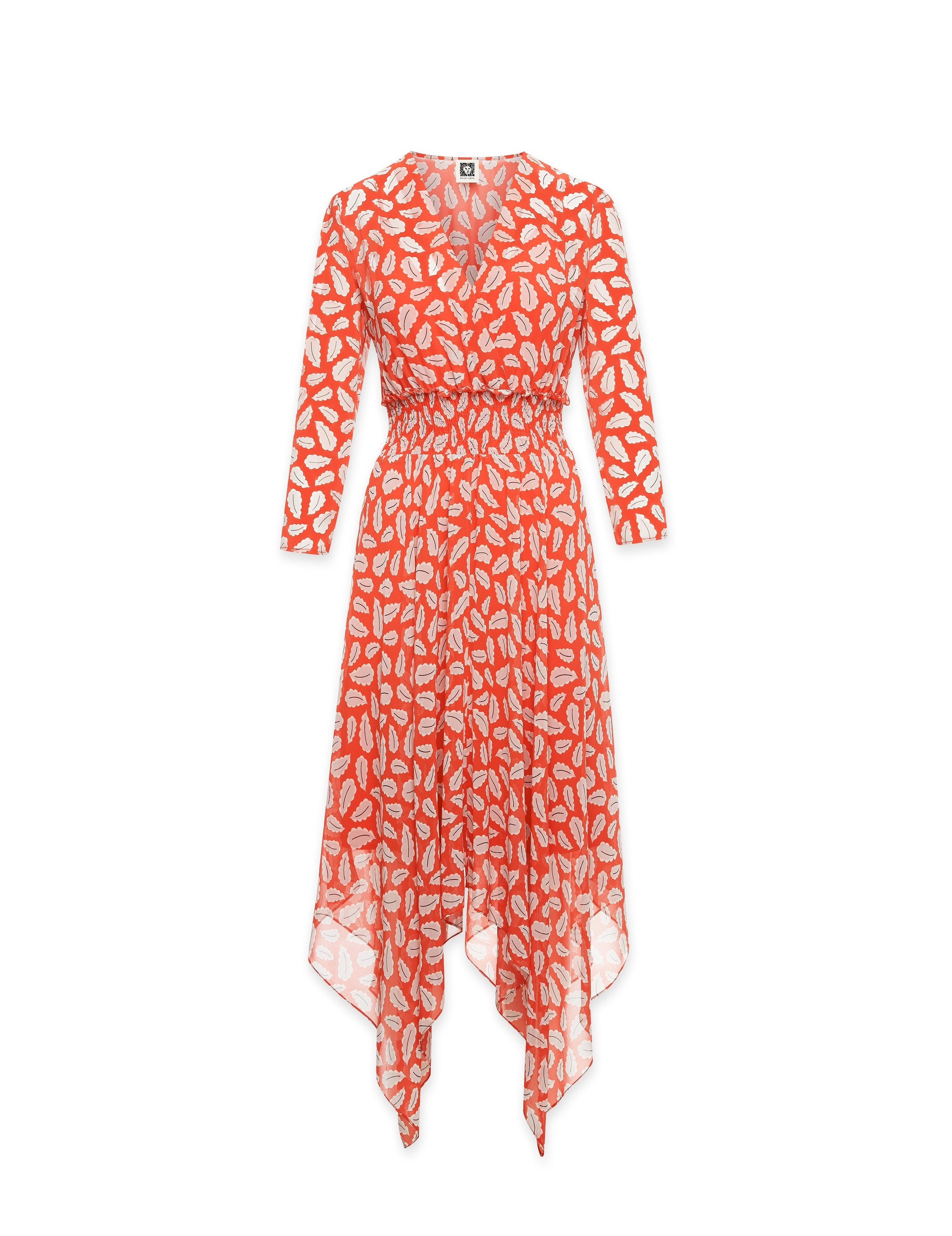 Printed Chiffon Midi Dress- Sale