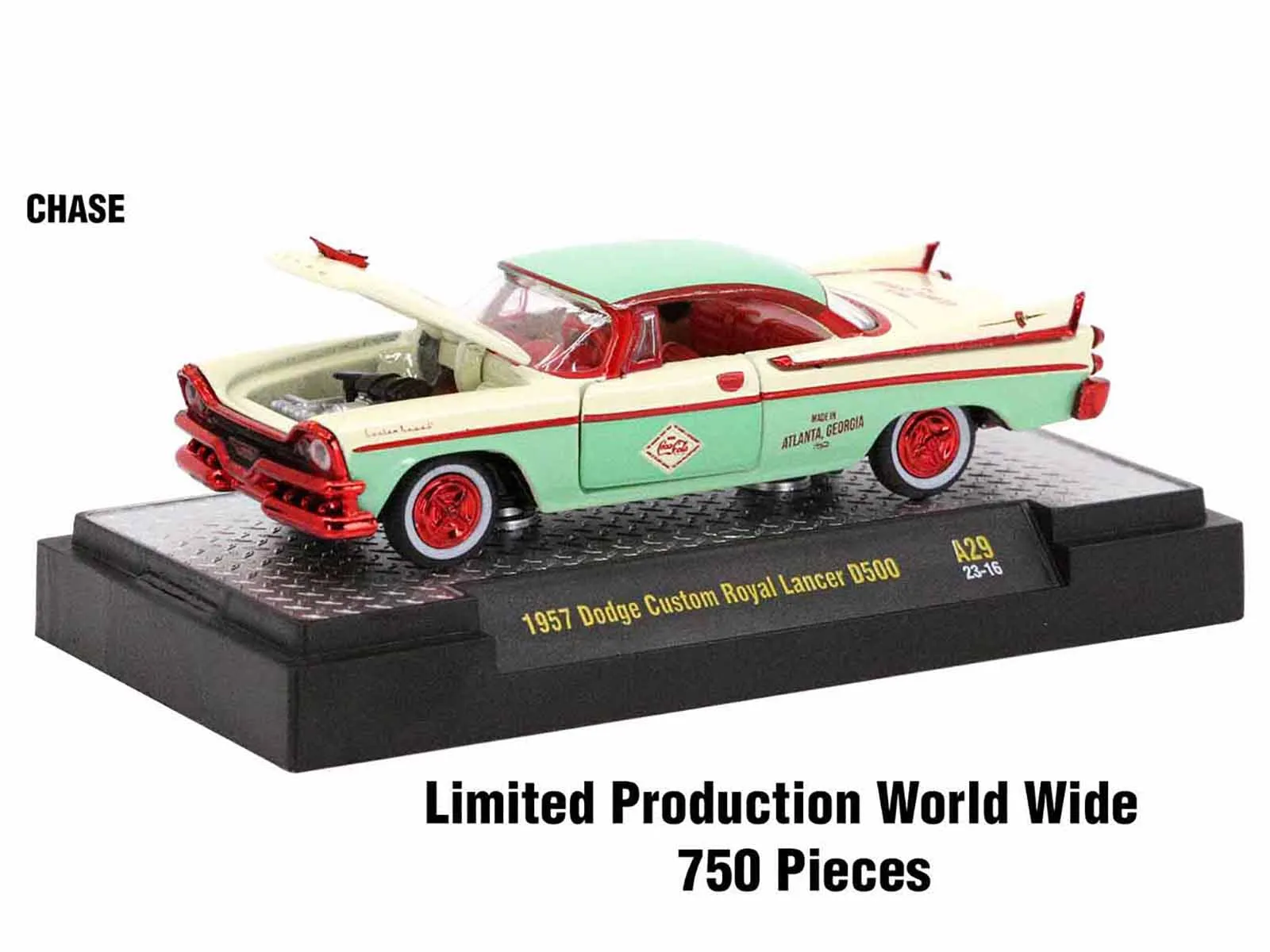 "Coca-Cola" Set of 3 pieces Release 29 Limited Edition to 5250 pieces Worldwide 1/64 Diecast Model Cars by M2 Machines