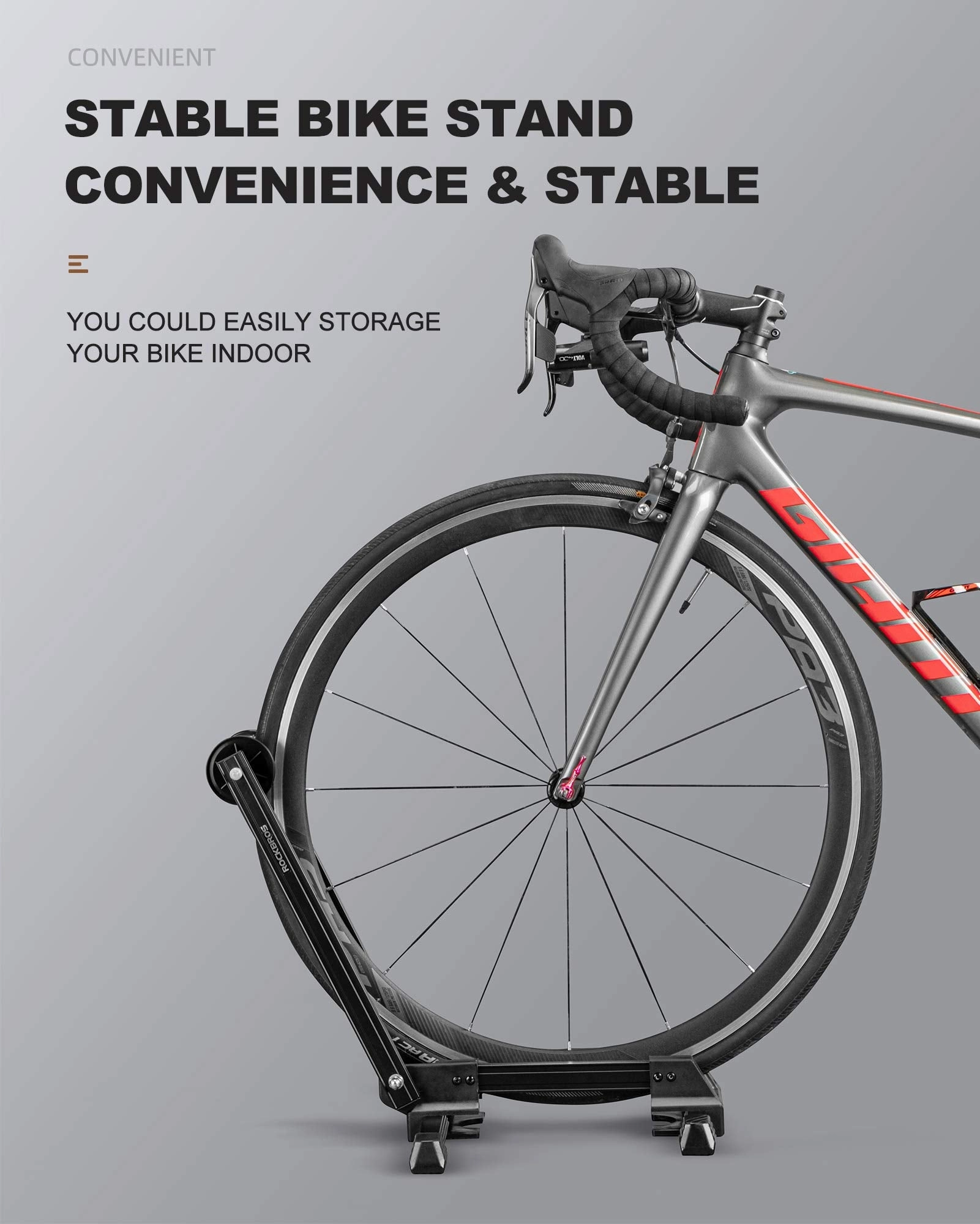 ROCKBROS Foldable Alloy Bike Stand for 20"-29" Wheels