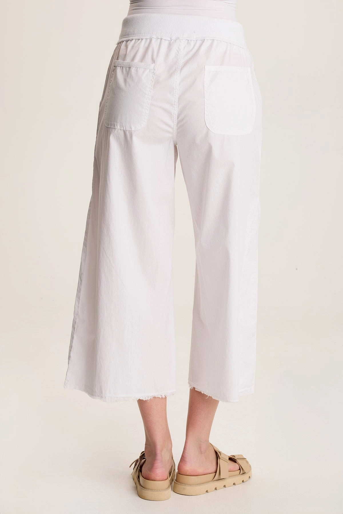 Seaver Poplin Wide Leg Crop Pant
