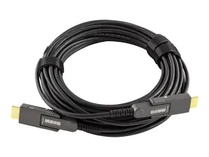 TechLogix MOFO - HDMI cable - HDMI male detachable to HDMI male detachable - 33 ft - hybrid copper/fiber optic - plenum, 8K60Hz MOFO-HD21D-10