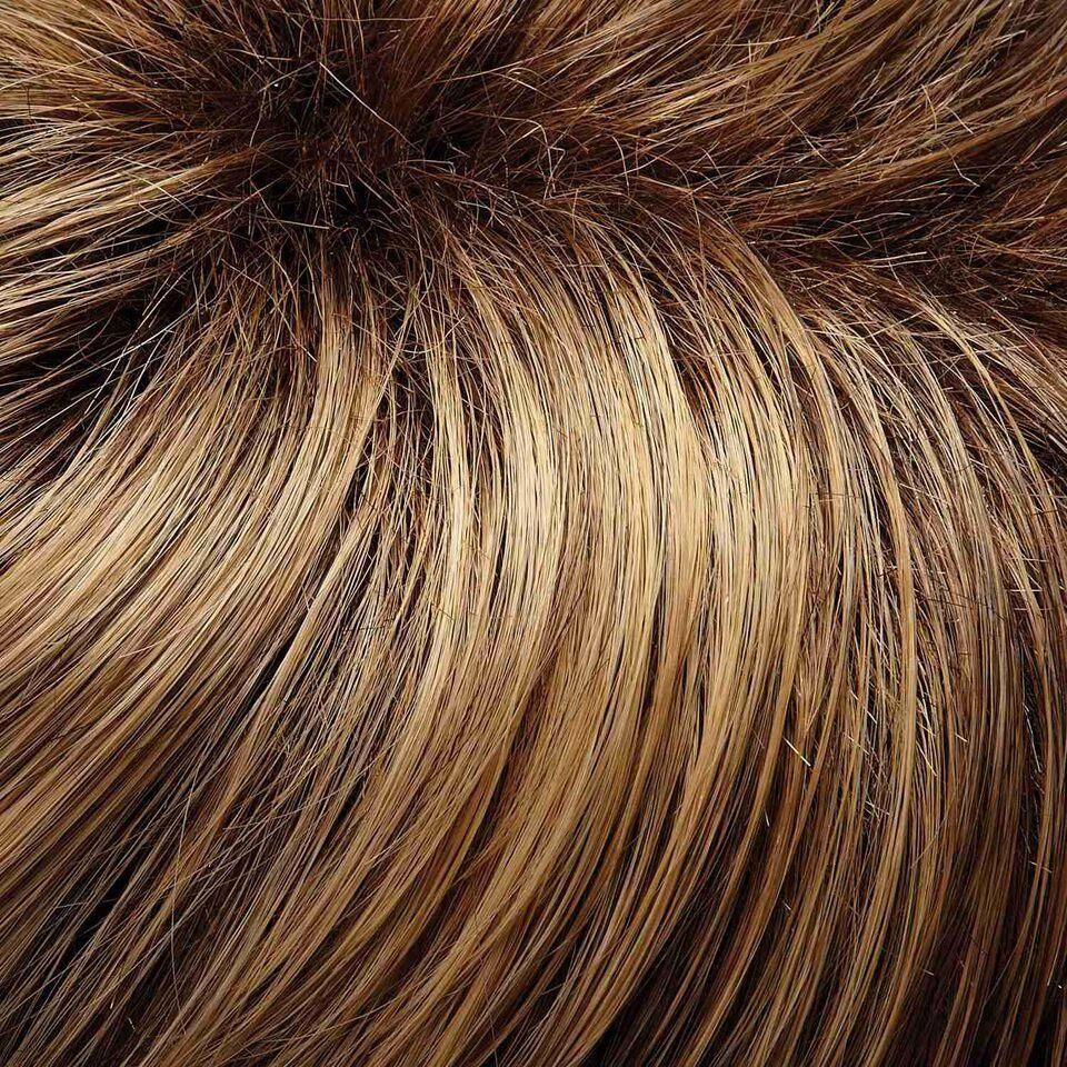 Top Form 6-8" Human Hair Addition (Renau Colors) by Jon Renau | 100% Remy Human Hair Piece (Monofilament Base)