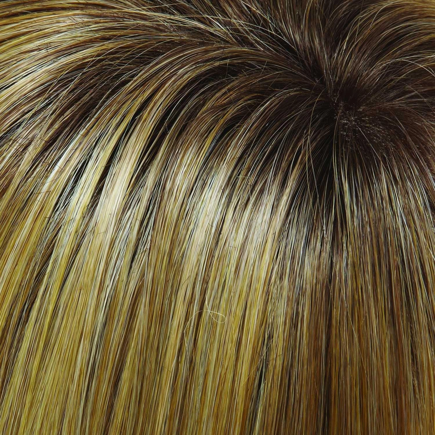 Top Form 6-8" Human Hair Addition (Renau Colors) by Jon Renau | 100% Remy Human Hair Piece (Monofilament Base)