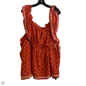 Top Sleeveless By Old Navy In Orange, Size: 4x