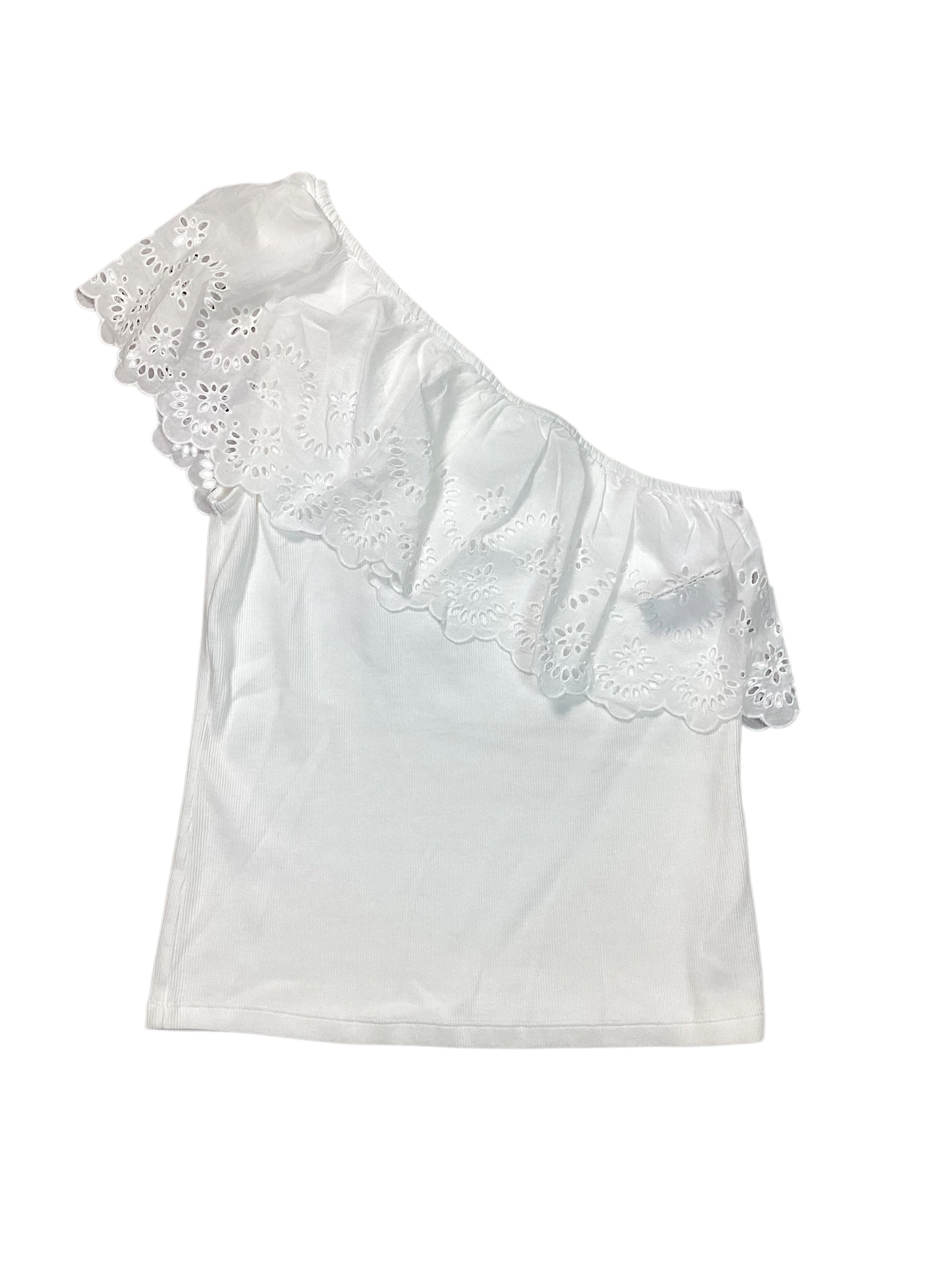 Top Ss Basic By Old Navy In White, Size:L