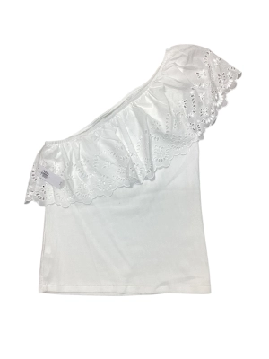 Top Ss Basic By Old Navy In White, Size:L