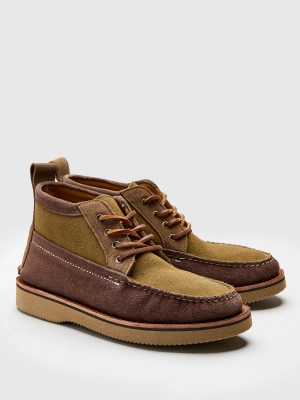 Trailside Chukka Boot in Chocolate Suede Combo
