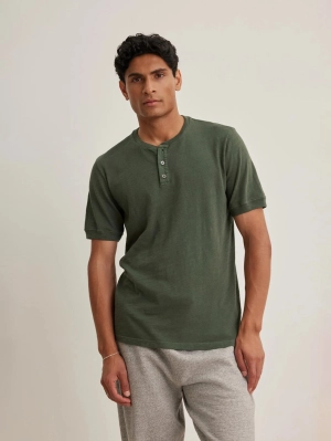 Vito Slub Henley Tee - Caper