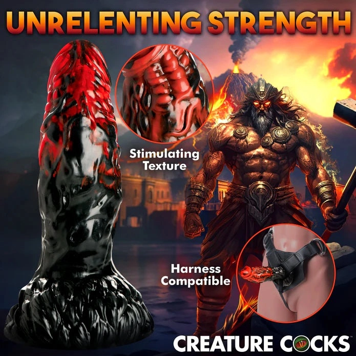 VULCAN SILICONE DILDO