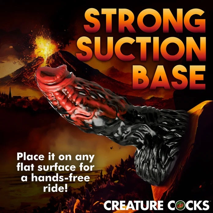 VULCAN SILICONE DILDO