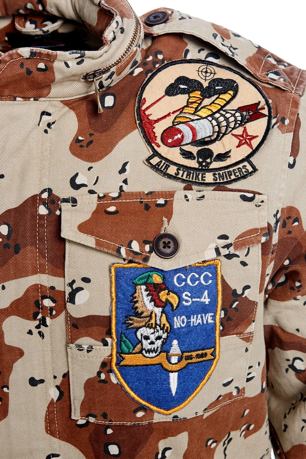 War Report Military Jacket (Desert Camo)
