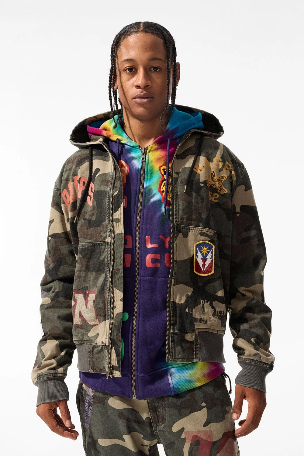Wooster Hooded Work Jacket (Woodland)
