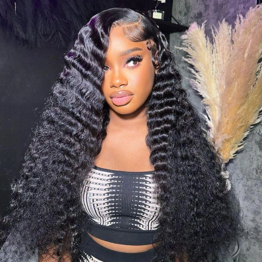 WOWANGEL 13X4 HD Full Lace Frontal Wig Deep Wave 180% Density | USA Overnight Shipping