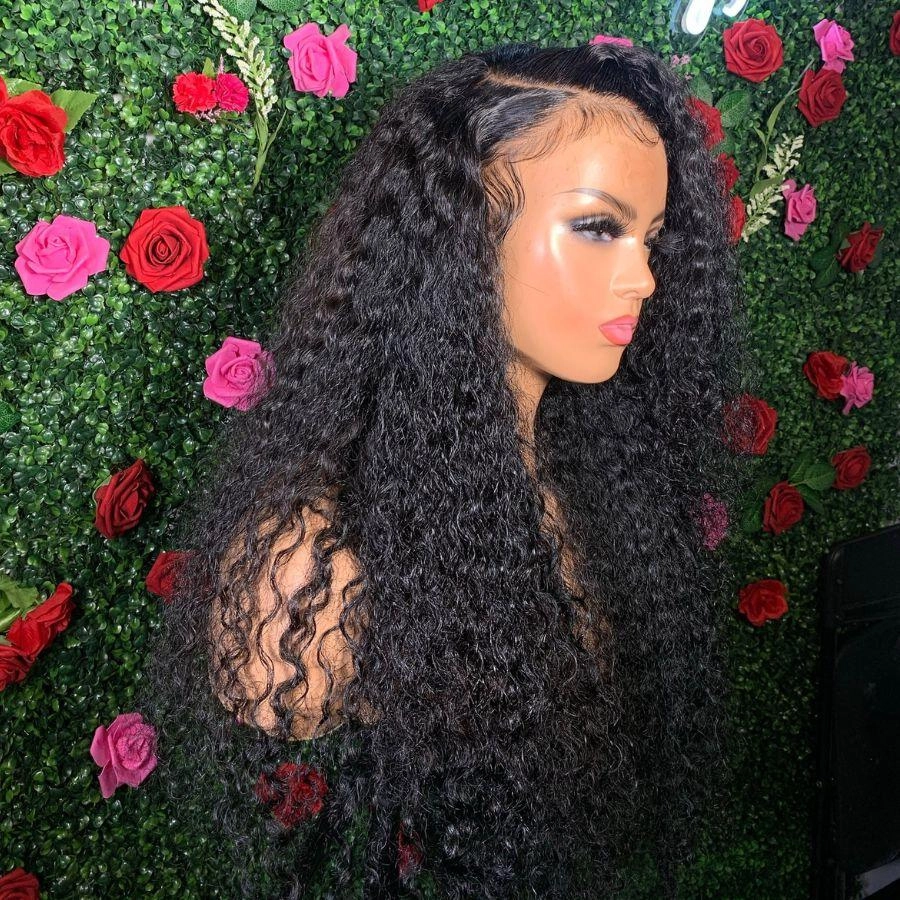 WOWANGEL Curly 13x4 Transparent Lace Full Frontal Wigs | USA Overnight Shipping