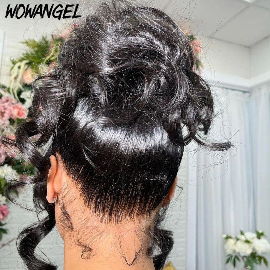 WOWANGEL Skinlike Real HD Full Lace Wig Body Wave Clean Hairline