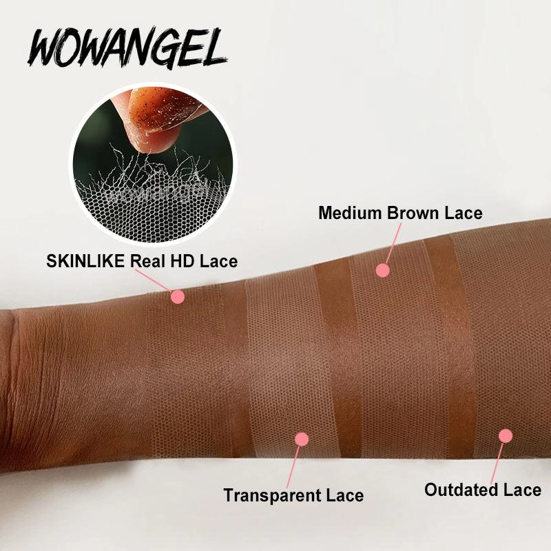 WOWANGEL Skinlike Real HD Full Lace Wig Body Wave Clean Hairline