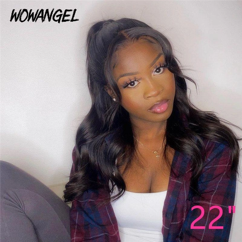 WOWANGEL Skinlike Real HD Full Lace Wig Body Wave Clean Hairline