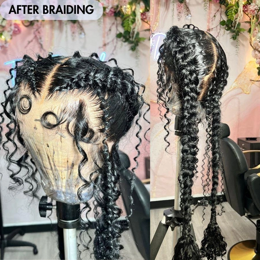 WOWANGEL Skinlike Real HD Full Lace Wig Curly Clean Hairline
